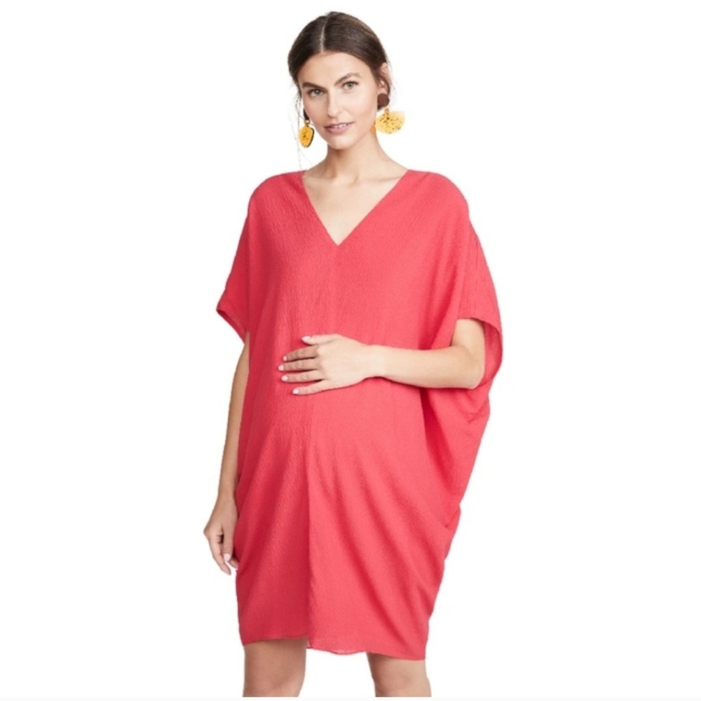 HATCH The Slouch Dress in Punch ONE SIZE Maternity